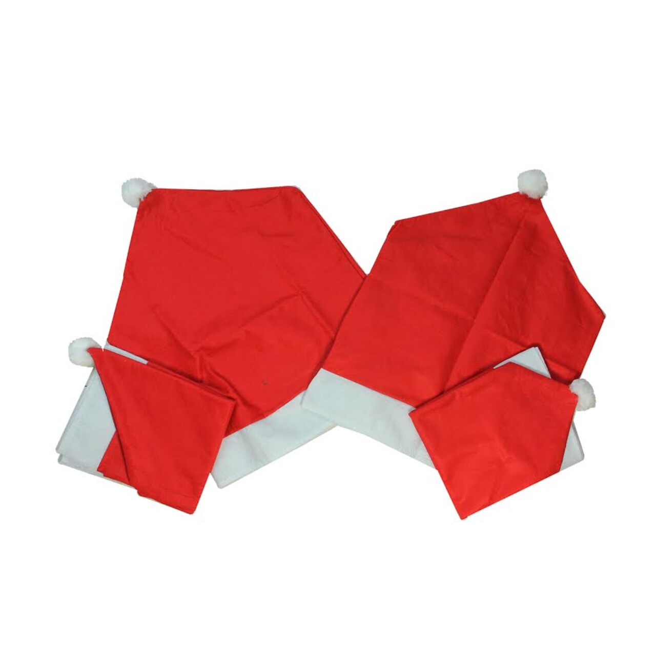Red santa hot sale hat chair covers